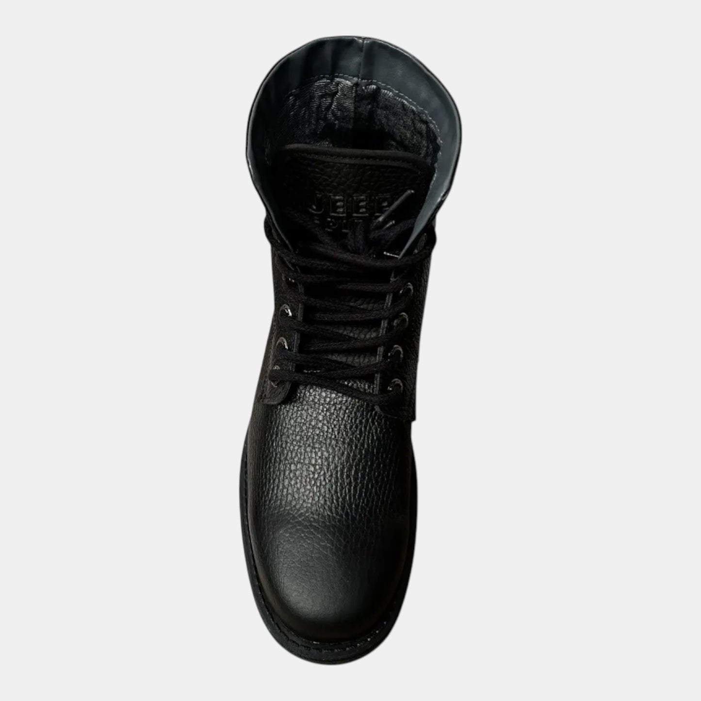 Botas Jeep Hombre Casuales De Piel 10153neg Negro