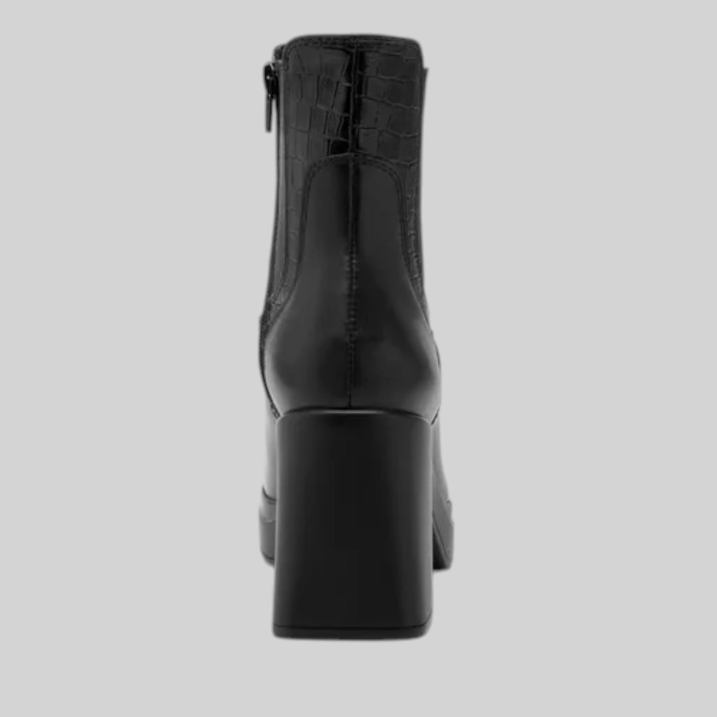Bota Flexi Mujer Casual De Piel Con Plataforma 127402neg