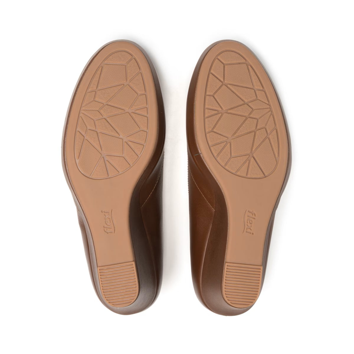 Zapatos Flexi Mujer Casual Confort De Cuña Y Piel 129603