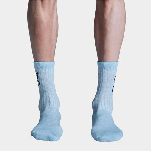 Calcetas On Cloud Logo Sock High 3 Pares 2uf10310331 Multicolor