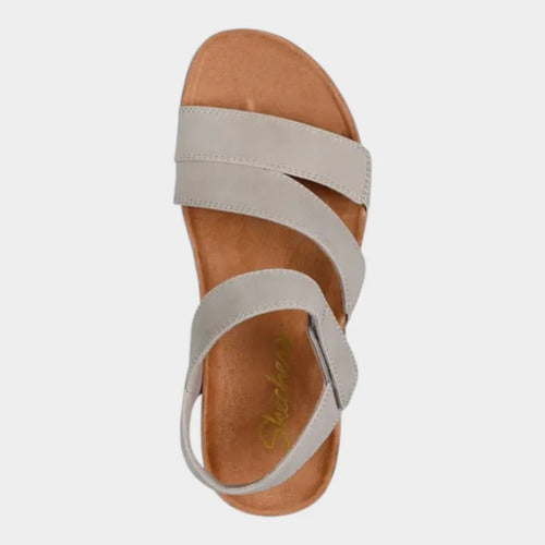 Sandalias Skechers Mujer Lifted Comfort 163252tpe Taupe