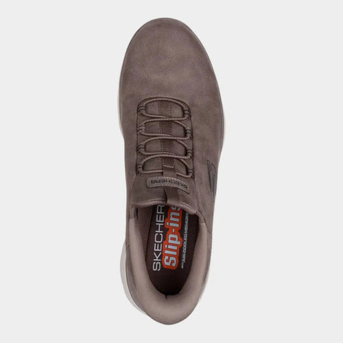 Tenis Skechers Hombre Slip-ins Cumbres Korlo 232940brn Cafe