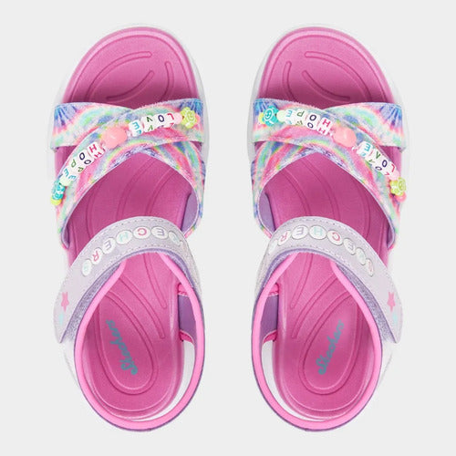 Sandalias Skechers Niña Jumpsters Tie Dye Bffs 303045llvmt Lavanda