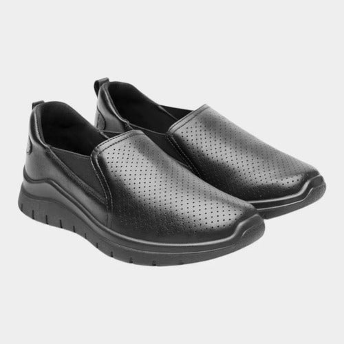 Zapato Flexi Mujer Mocasín Confort Piel 130210neg Negro