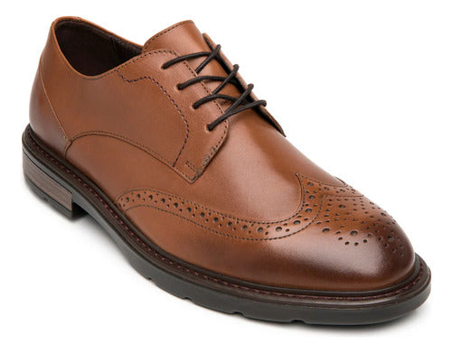 Zapatos Flexi Hombre Derby Dress Casual Piel 419407tan Tan