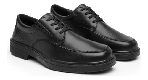 Zapatos Flexi Hombre Derby Vestir Piel 419601neg Negro