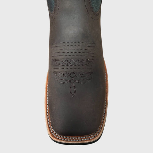 Botas Justin Hombre Vaqueras Marshal Crazy Jb5525 Cafe Crazy