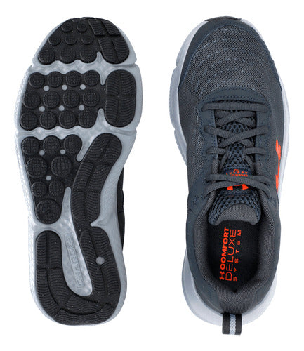 Tenis Under Armour Hombre Charged Assert 10 3026175016 Gris Oscuro