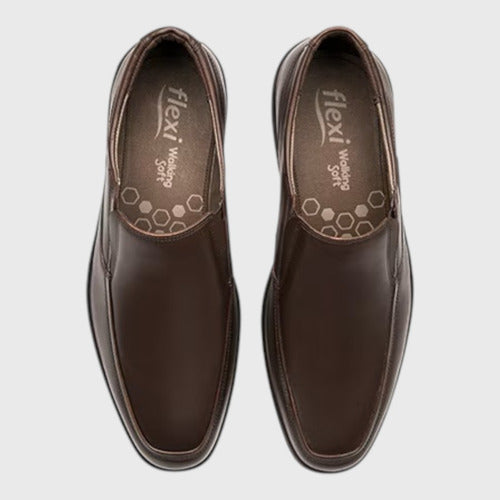 Zapatos Flexi Hombre Semivestir Piel 422205caf Café