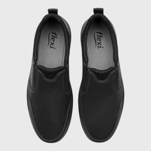 Zapatos Flexi Hombre Slip On Comfort Piel 417606neg Negro