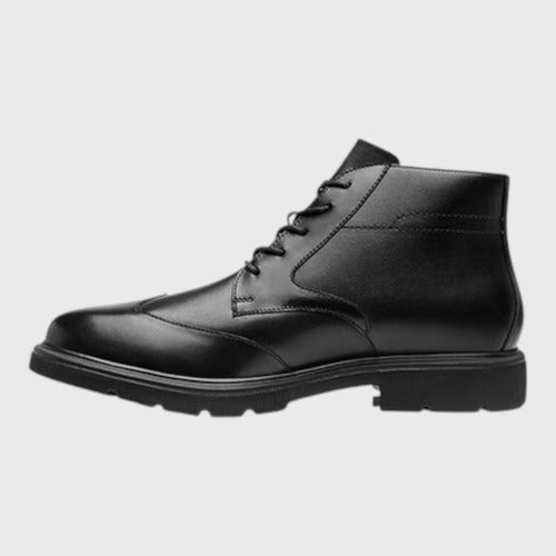 Botín Flexi Hombre Semivestir Casual Piel 417015neg Negro