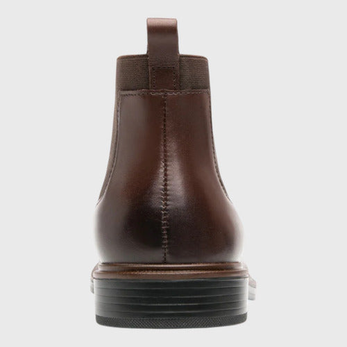 Botín Flexi Hombre Chelsea Casual Piel 400118nog Nogal