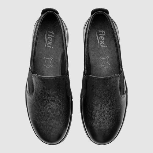Zapatos Flexi Mujer Confort De Piel 137904neg Negro