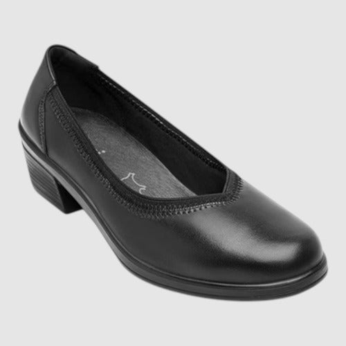 Zapato Flexi Mujer Casual De Piel 130005neg Negro