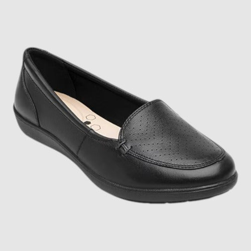 Zapato Flexi Mujer Casual Piel Walking Soft 101912neg Negro