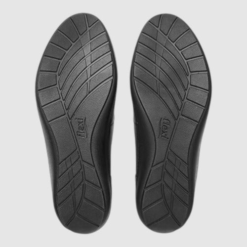 Zapato Flexi Mujer Casual Piel Walking Soft 101912neg Negro