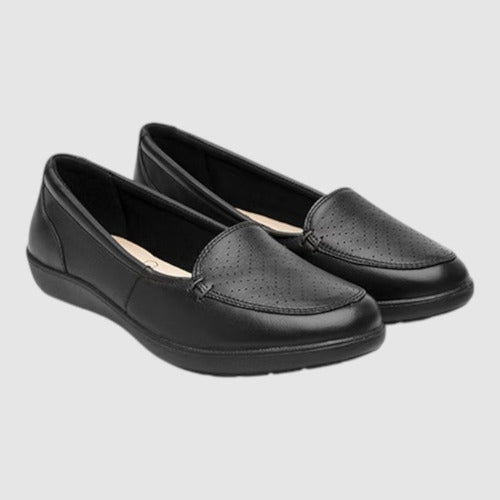 Zapato Flexi Mujer Casual Piel Walking Soft 101912neg Negro