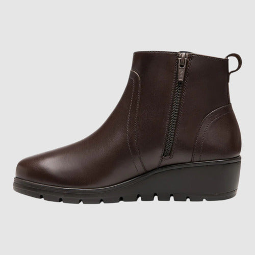 Botin Flexi Mujer Casual De Piel 104827mad Madera