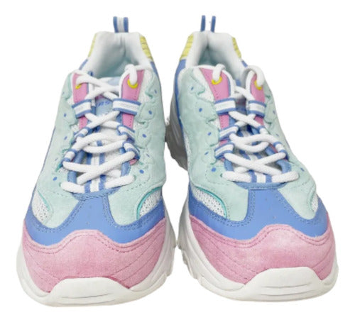 Tenis Skechers Bco/mult 149475wmlt