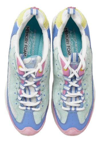 Tenis Skechers Bco/mult 149475wmlt