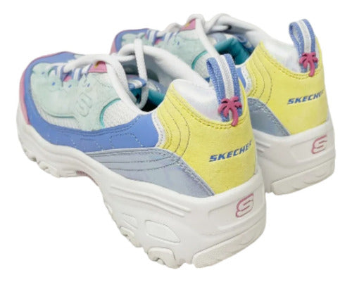 Tenis Skechers Bco/mult 149475wmlt