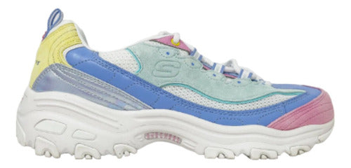 Tenis Skechers Bco/mult 149475wmlt