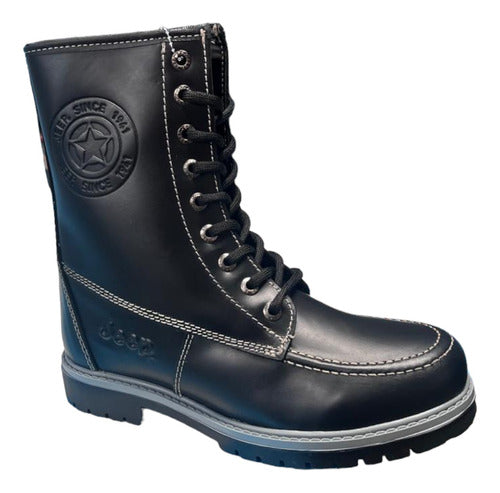 Bota Jeep Hombre Piel Trabajo Tactica 20053