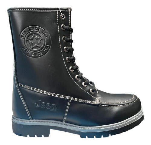 Bota Jeep Hombre Piel Trabajo Tactica 20053