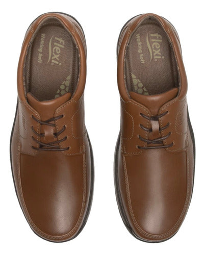 Zapato Flexi Hombre De Confort Piel 402808