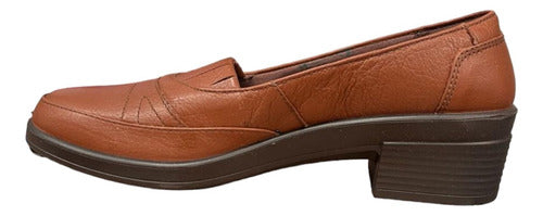 Zapato Flexi Mujer Confort Casual Piel 130001Tan