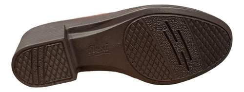 Zapato Flexi Mujer Confort Casual Piel 130001Tan