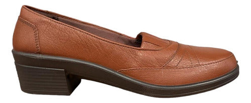 Zapato Flexi Mujer Confort Casual Piel 130001Tan