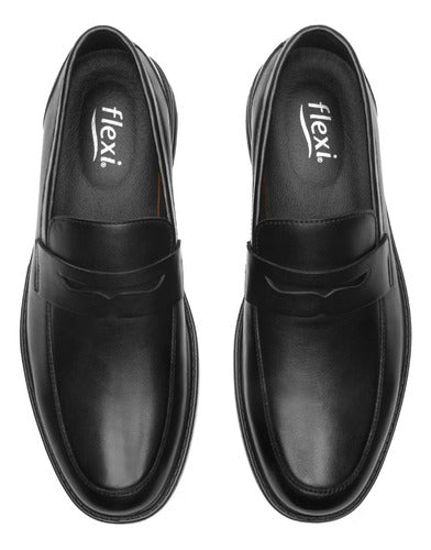 Zapato Flexi Hombre Mocasín Casual Piel 417703