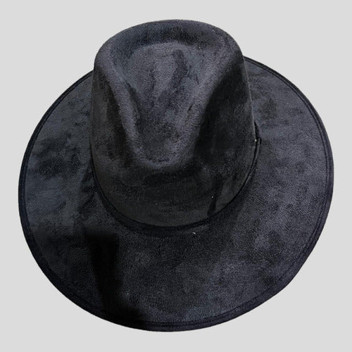 Sombrero Peregrina Mujer Fedora Gamuza Sint. 2022101