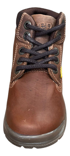 Botas Jeep Niño Casual Outdoor De Piel 25522