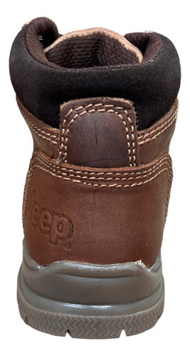 Botas Jeep Niño Casual Outdoor De Piel 25522
