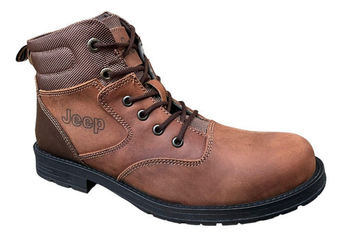 Botas Jeep Hombre Outdoor Piel 10101bro