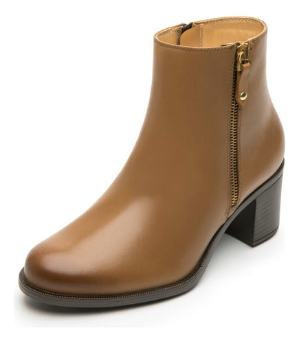 Botín Flexi Mujer Casual De Piel 109220