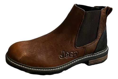 Botas Jeep Hombre Casual De Piel 20101Rob