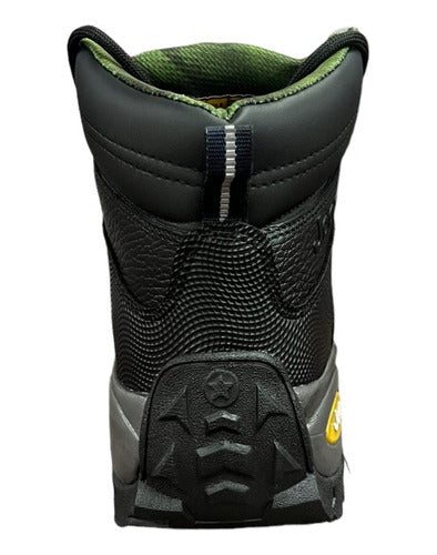 Bota Jeep Hombre Industrial Piel Con Casco De Acero 080
