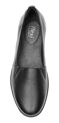 Zapato Flexi Mujer De Confort Y Piel 101905Neg