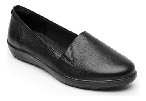 Zapato Flexi Mujer De Confort Y Piel 101905Neg