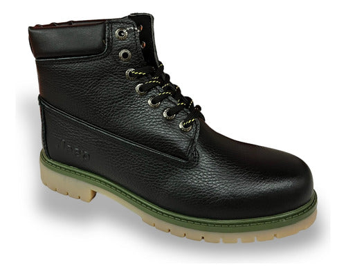 Botas Jeep Hombre Outdoor Casual De Piel 3801