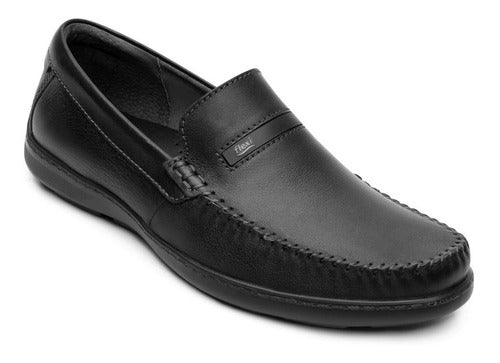 Zapato Flexi Hombre De Confort De Piel 407402neg