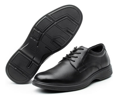 Zapato Flexi Hombre De Confort De Piel 59301pne