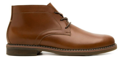 Botín Flexi Para Hombre Casual De Piel Y Confort 404606tan