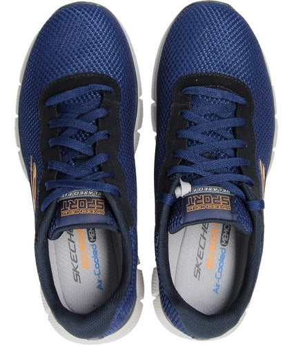 Tenis Skechers Hombre Memory Foam 51539nvy