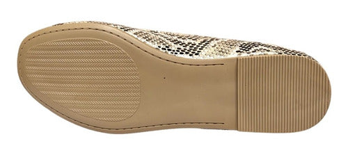 Zapato Vavito Niña Balerina Casual V7006oro