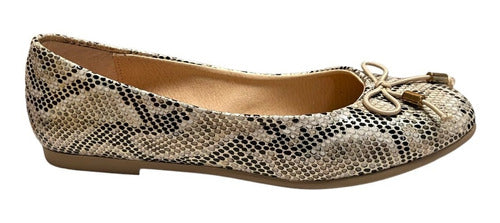 Zapato Vavito Niña Balerina Casual V7006oro