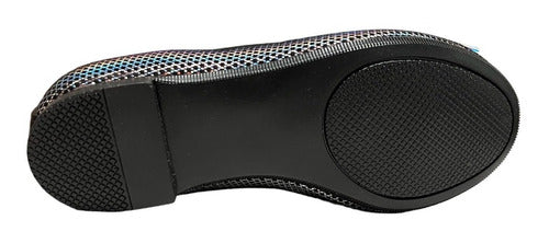 Zapato Vavito Niña Balerina Casual V97013neg